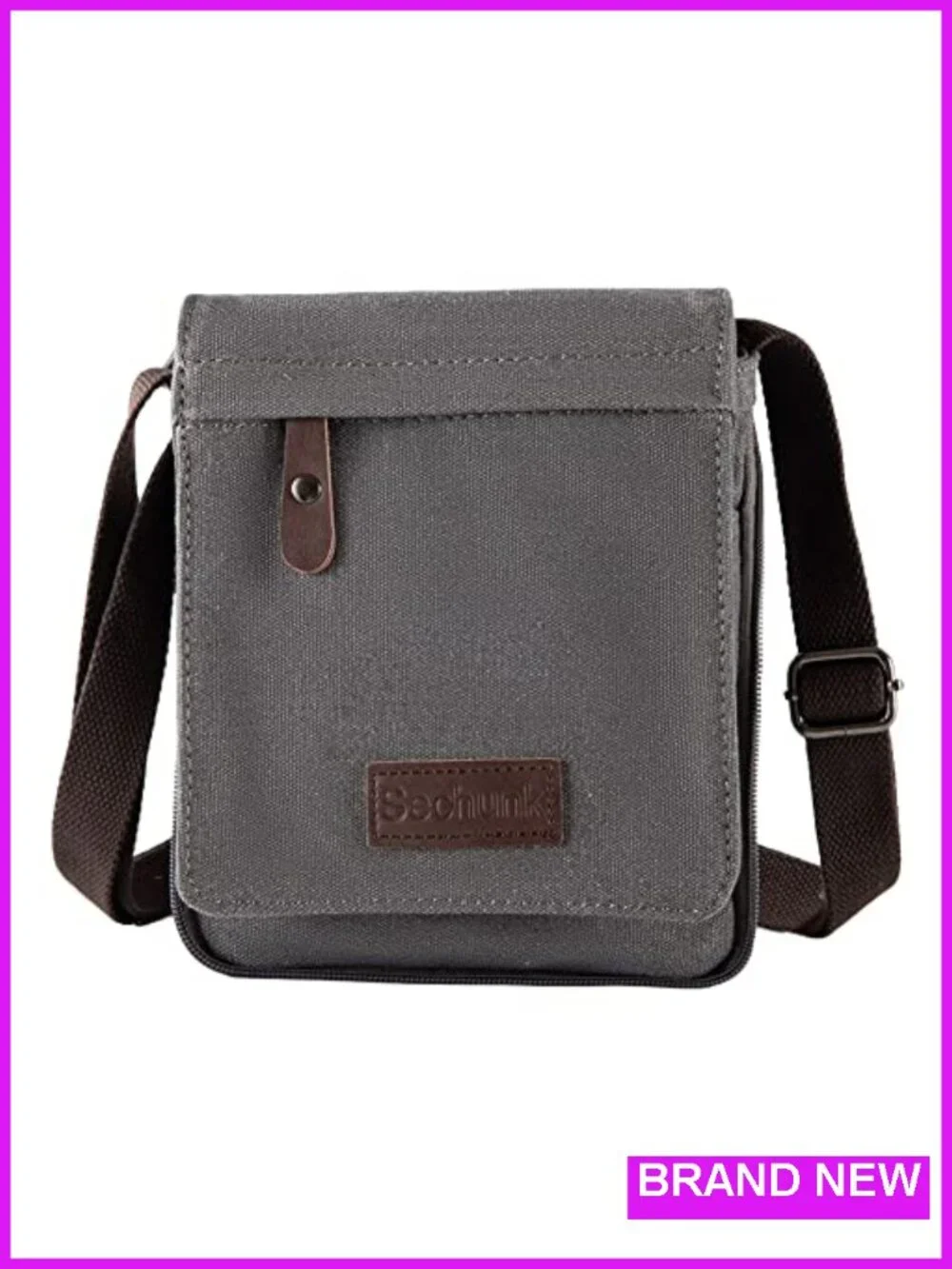 Vintage Canvas Messenger Crossbody Bag Shoulder Bag Travel Shopping